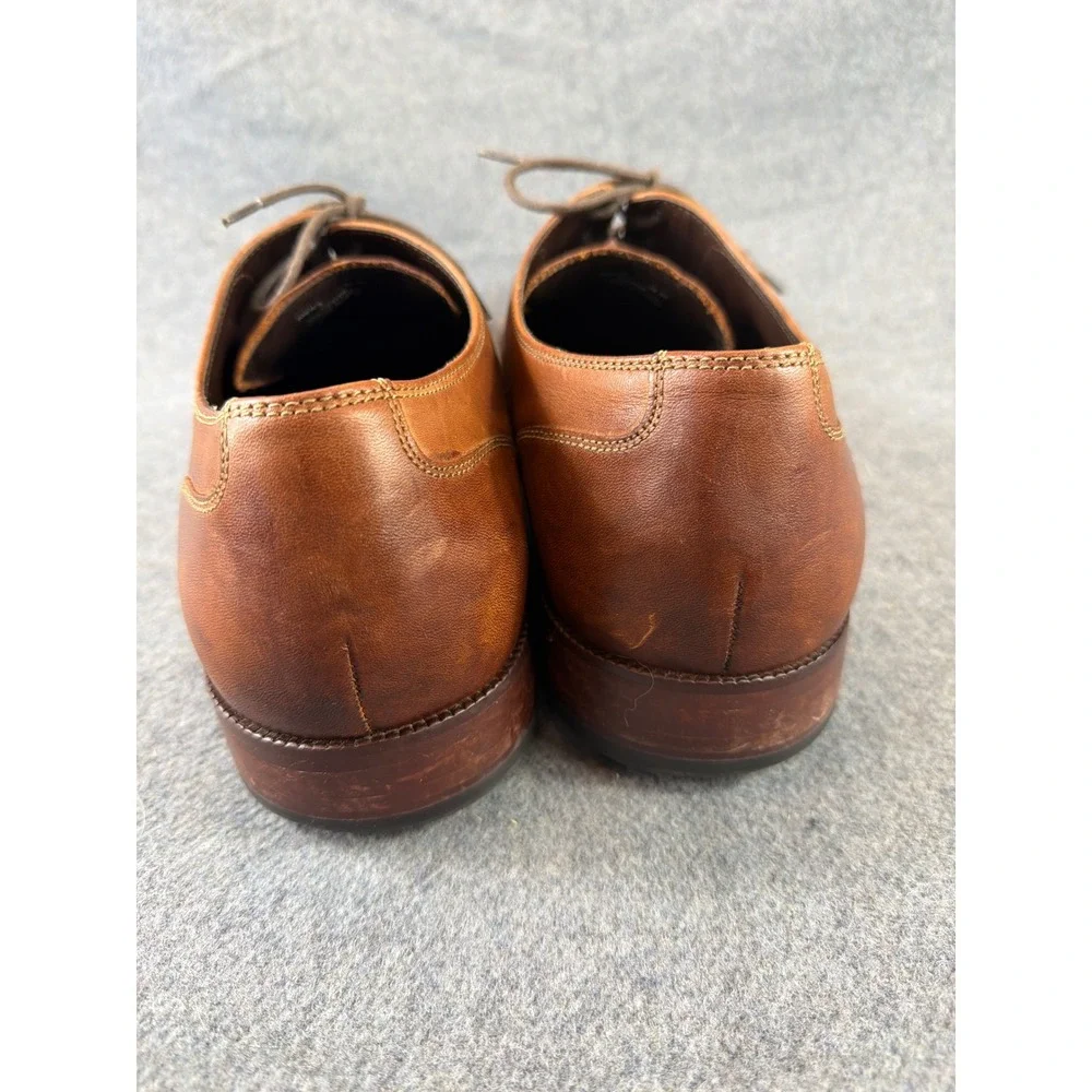 Cole Haan Cap Toe Oxford Men 13M Tan Leather Dress Shoes Lace Up Formal Business